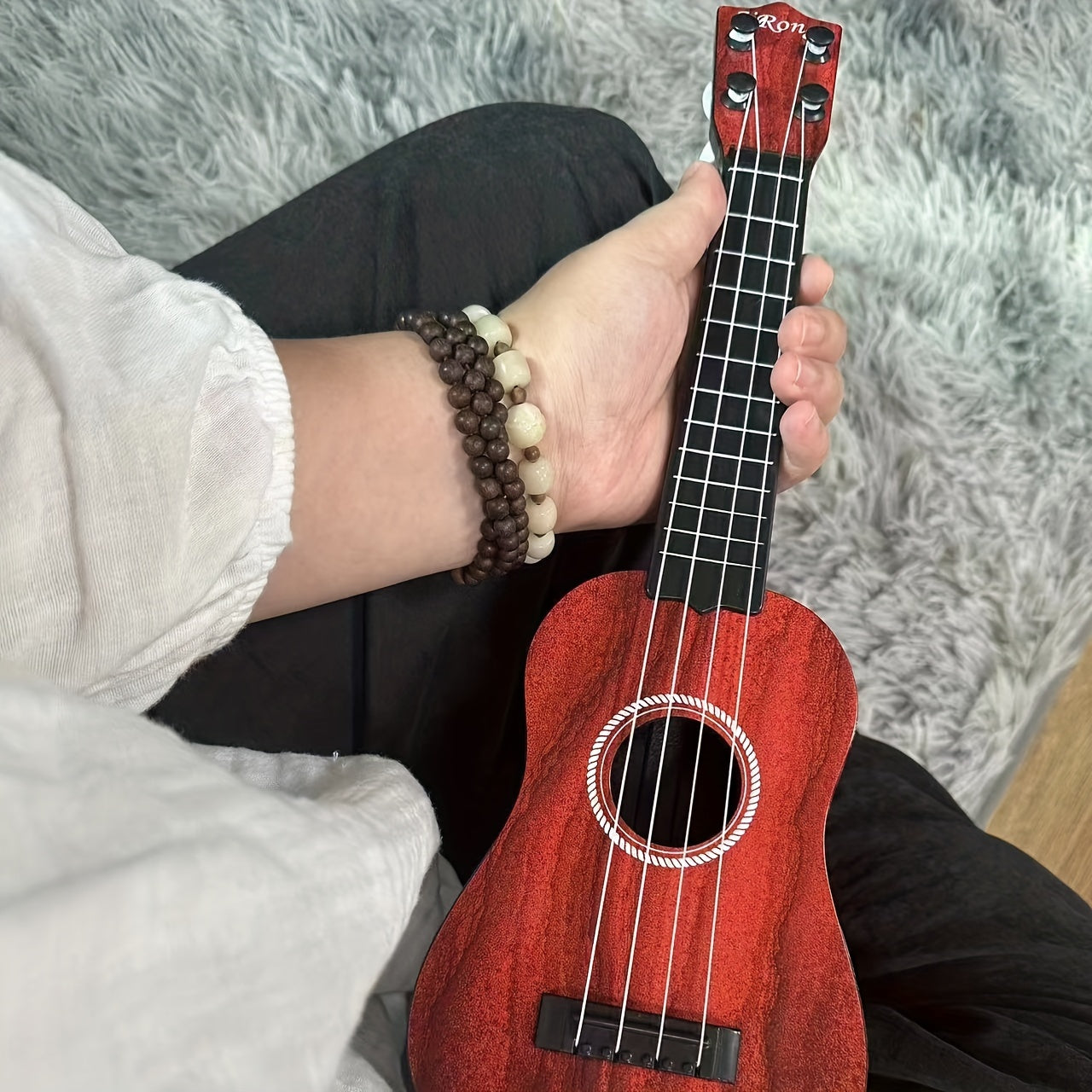 41.91 cm Kids Fun Ukulele Toy Guitar - Good for Beginners and Educational, Early Music Gift for Children, Accessories in Random Colors