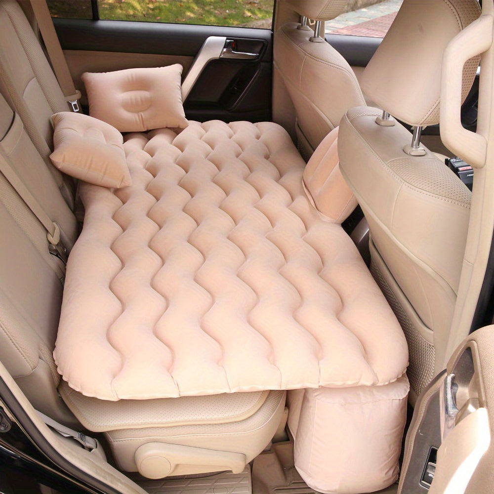 Upgrade Your Car With A Multifunctional Inflatable Bed & Sofa Pillow - Perfect For Camping & Travel!