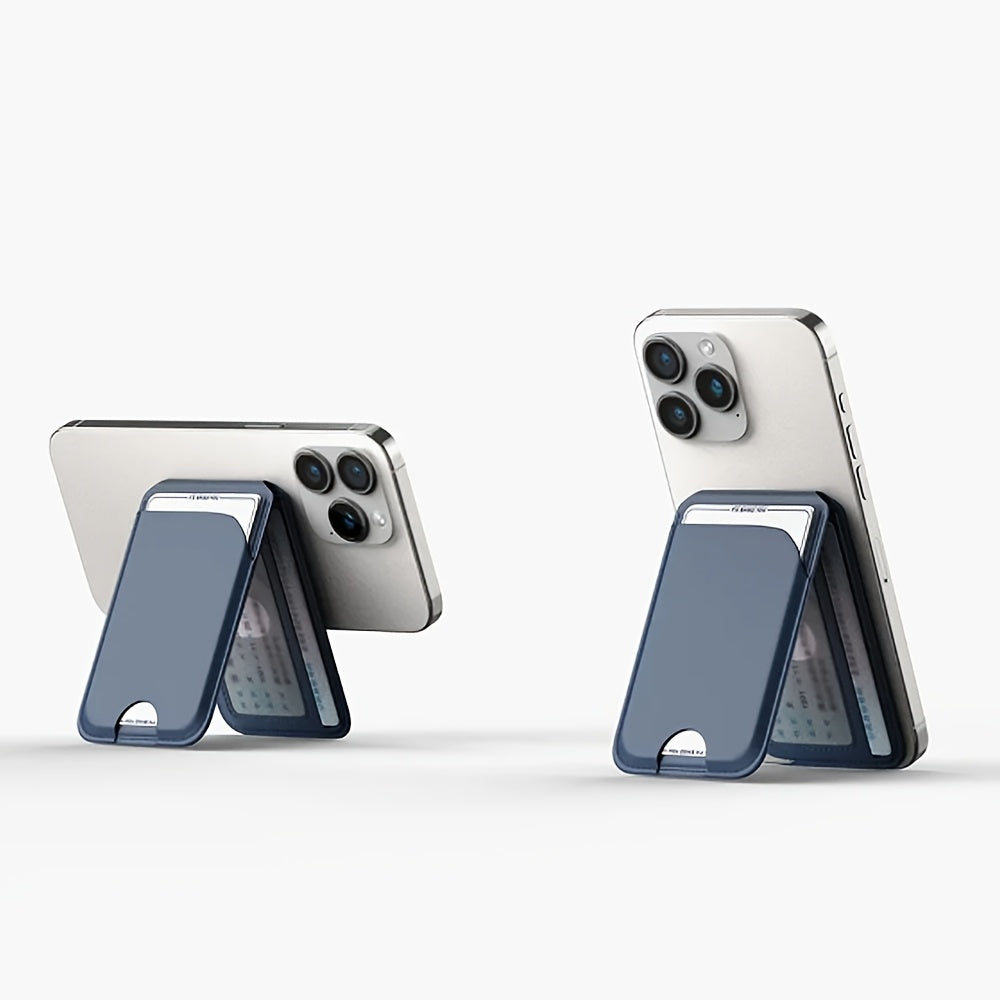Magnetic Bracket Card Pack - Strongest Magnetic Wallet for iPhone 16/15/14/13/12, Adjustable Stand with 5-6 Card Slots, Perfect for Everyday Use, Includes Christmas Theme Stickers, Everyday Wallet | Modern Wallet Design | Durable Wallet