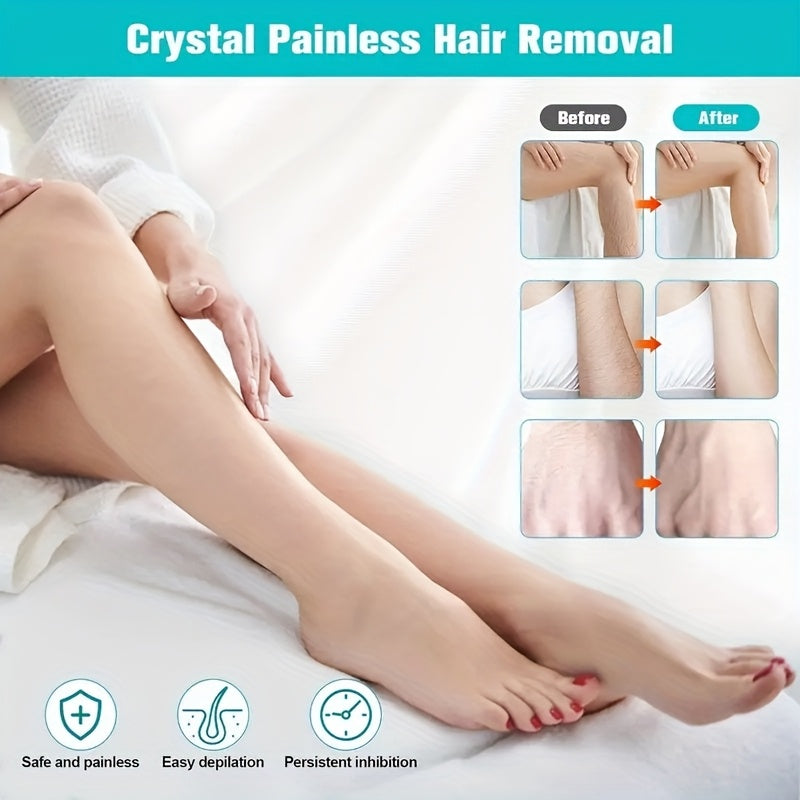 1/2/3pcs Waterproof Nano Hair Remover for Men and Women - Odorless, Reusable, Washable, Painless Hair Remover for Smooth Skin on Back, Arms, Legs and Bikini Area, Portabl