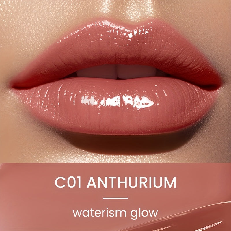 CATKIN Glossy Lip Balm & Lip Gloss, Ultra-Hydrating Glow Tinted, C01-C06