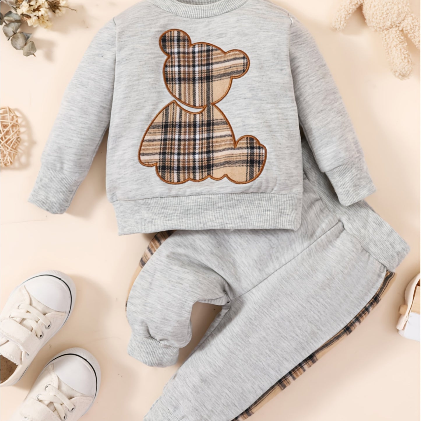 Toddler Baby Boy Clothes Set Long Sleeve Sweatshirt Top Casual Pants Fall Winter Outfit Sweatsuit, Perfect for Outdoor