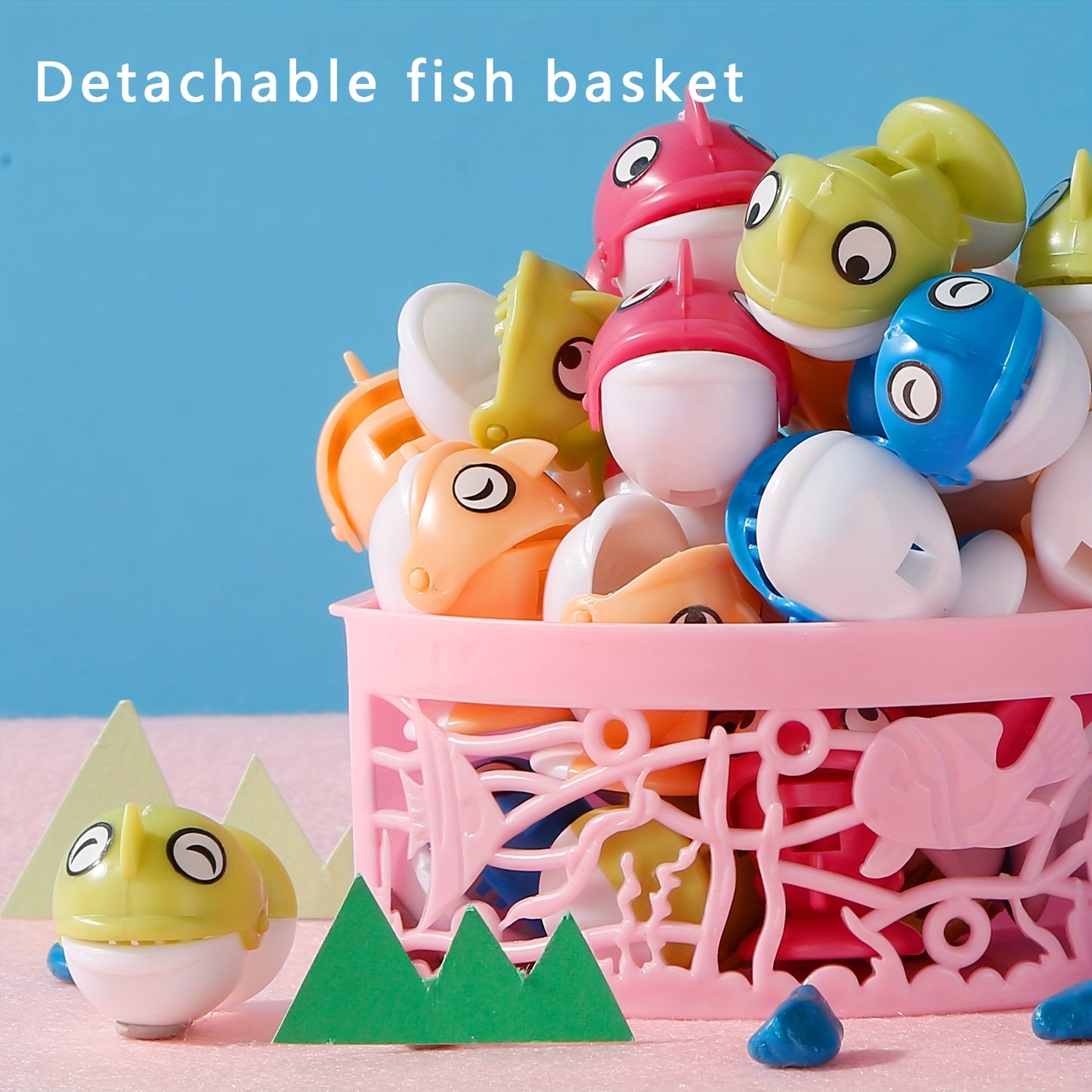 Fishing Toys, Hook Electric Spin With Music, Size Models Optional, Blue And Pink, Toys And Gifts For Kids, Cute Stickers, Practical Birthday And Christmas Gifts easter gift