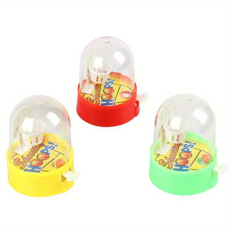20pcs Mini Desktop Fingers Basketball Shooting Game Toys Youngsters Birthday Party Favors Supplies Pinata Filler Bag Sport Theme Party random color