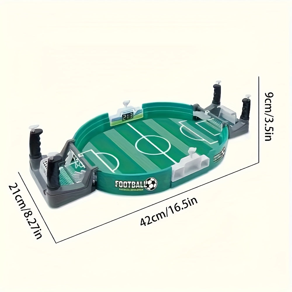 Kids Interactive Table Soccer Game, 5 Balls, Educational Sports Tabletop Toy, Plastic Frame, Ideal for Valentine'S Day, Easter, Birthday Gifts, Ages 3+