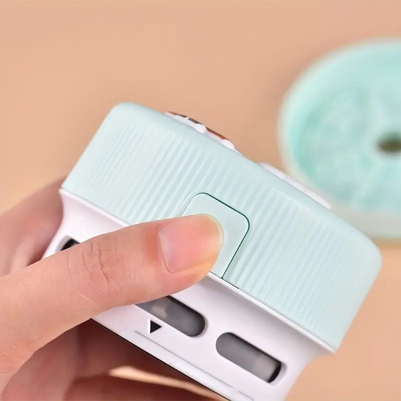 1pc Mini Desk Vacuum, Cute Desktop Vacuum Cleaner, Energy Saving, Design For Keyboard/Home/School/Office
