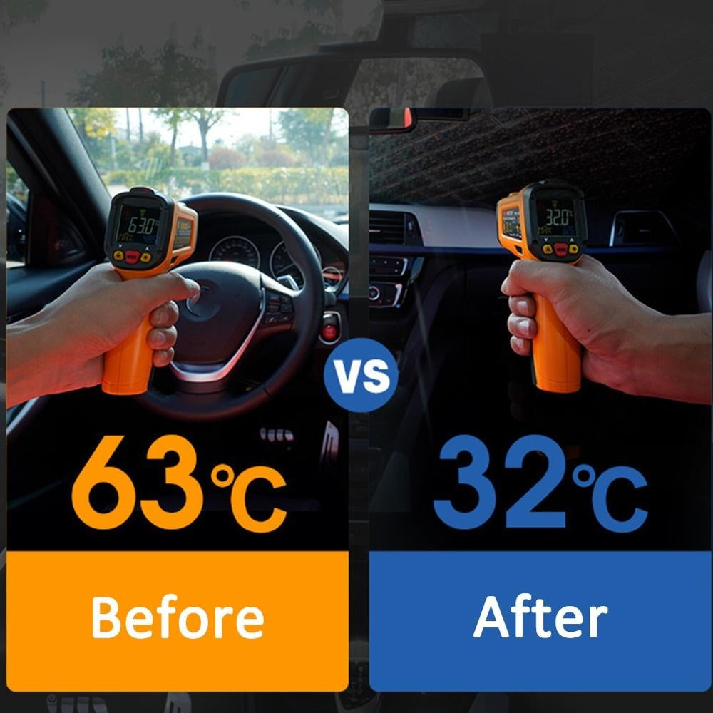 Portable Foldable Windshield Sun Visor for Most Vehicles - UV Protection Car Sunshade Umbrella with Heat Reduction, Easy Storage, and Thermal Insulation Effect