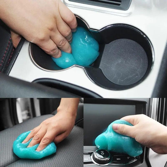 Car Cleaning Gel Dust Remover 1pc - Clean Car Vents, Keyboards, and More with Ease - Perfect Car Interior Dust Remover, Gift for Men