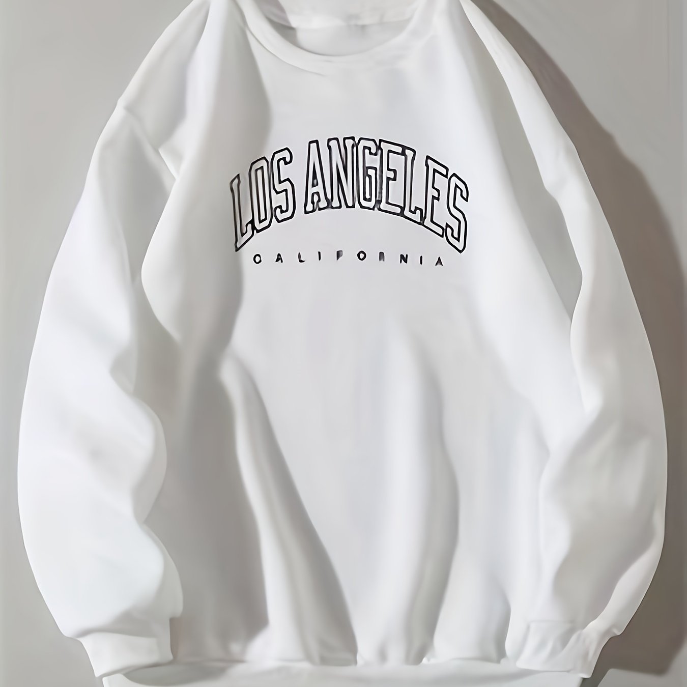 Cozy Letter Print Crew Neck Pullover Sweatshirt - Fashion Sweatshirts for Women - Soft, Casual, Long Sleeve, Fall and Winter Essential, Comfortable Women's Clothing for Everyday Wear