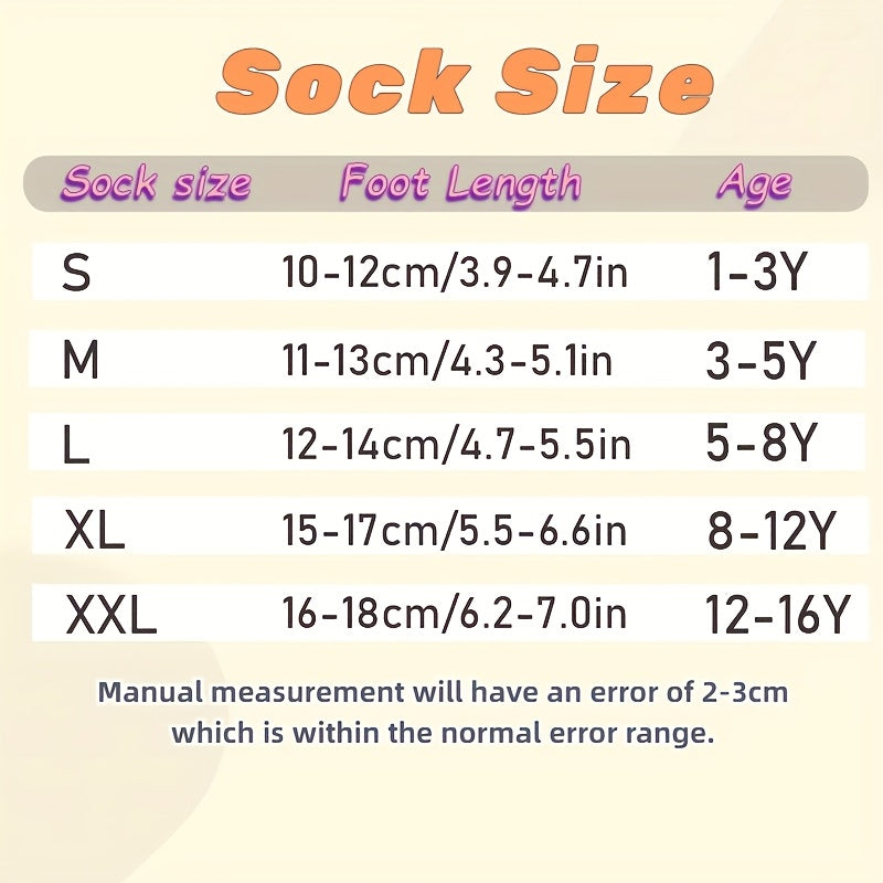 4 Pairs Kids Socks, Black and White Soccer Pattern, Polyester 80%, Elastane 20%, All-Season Knit Fabric, Mid-Calf Striped Plaid, Hand Washable, Trendy Sports Style for Boys and Girls
