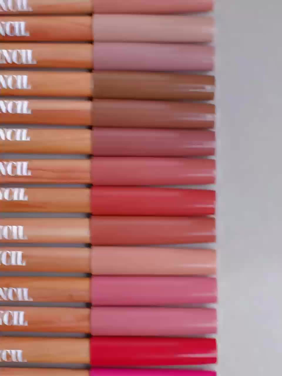 Long-Lasting & Non-Drying 6pcs Velvet Matte Lip Liner Pencils Set - Perfect for Lining & Filling Lips - Versatile Shades for All Skin Types, Includes Berry, Brown, Pink, Purple, Red Tones
