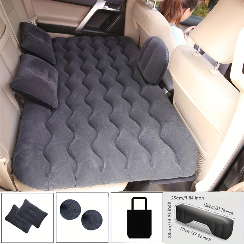 Upgrade Your Car With A Multifunctional Inflatable Bed & Sofa Pillow - Perfect For Camping & Travel!
