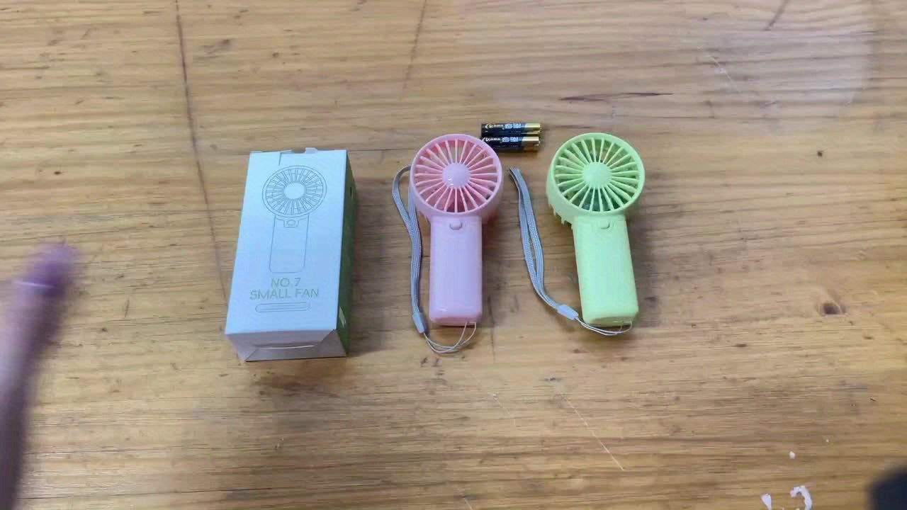 Ultra-Portable Mini Battery Fan - Handheld & Convenient, Instantly Cool Anywhere - Perfect for Office, Outdoor, Travel, Camping - On-the-Go Comfort Solution (AAA Batteries Not Included)