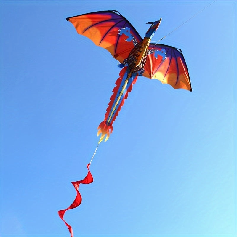 3D Dragon Kite - Three-Dimensional, Unique, Fun for Outdoor Activities