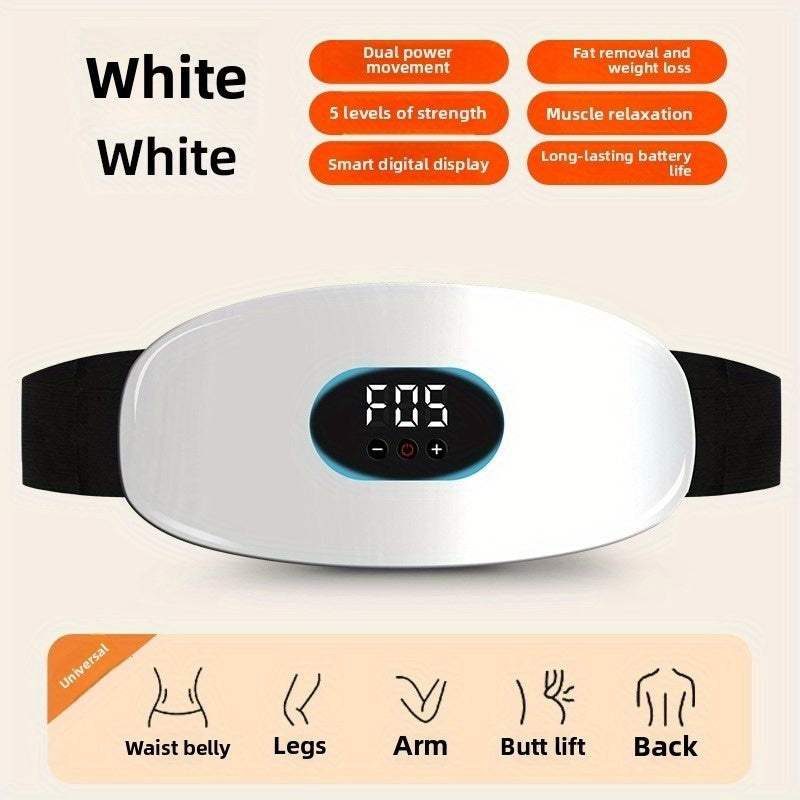 Fat Burning Belt, High-Frequency Vibration Fat Loss Belt - Portable, Rechargeable Lithium Battery, 36V or Below, Standing Fat Burning Belt for Home Use, Fat Burning Belt|Standing Fat Loss Belt|Rechargeable Fat Loss Belt