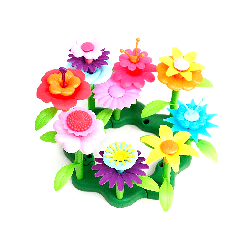 Garden Building Set 72pcs Girls' Early Learning Toys Gift for Girls and Boys Ages 3-6, Garden Building Toys Educational Activity Kindergarten Boys and Girls Toy