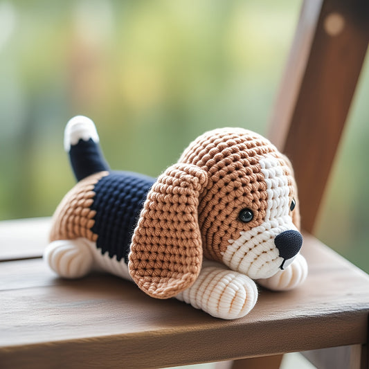 DIY Crochet Kits for Dogs Like Huskies And Beagles, Suitable for Experienced Craft Enthusiasts. This Adult Crochet Set Comes with Step-By-Step Video Tutorials And Makes Adorable And Fun Cottage Home Decor Pieces, Perfect As Gifts for Birthdays, Valentine'