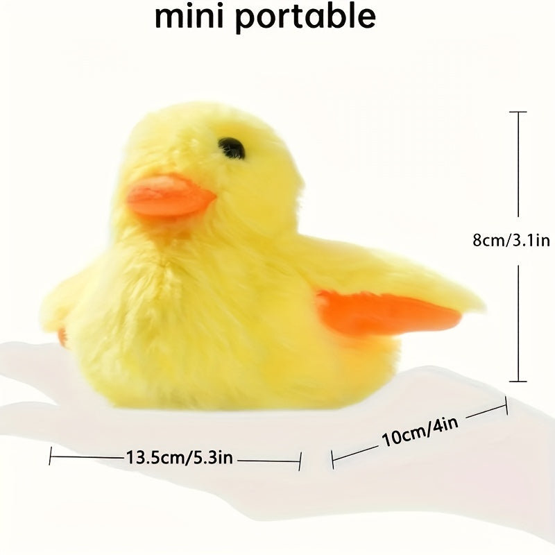 Simulated Animal Interactive Electric Cat Toy: Flap Wings Duck, Exercise and Entertainment, Tease Cat Toy