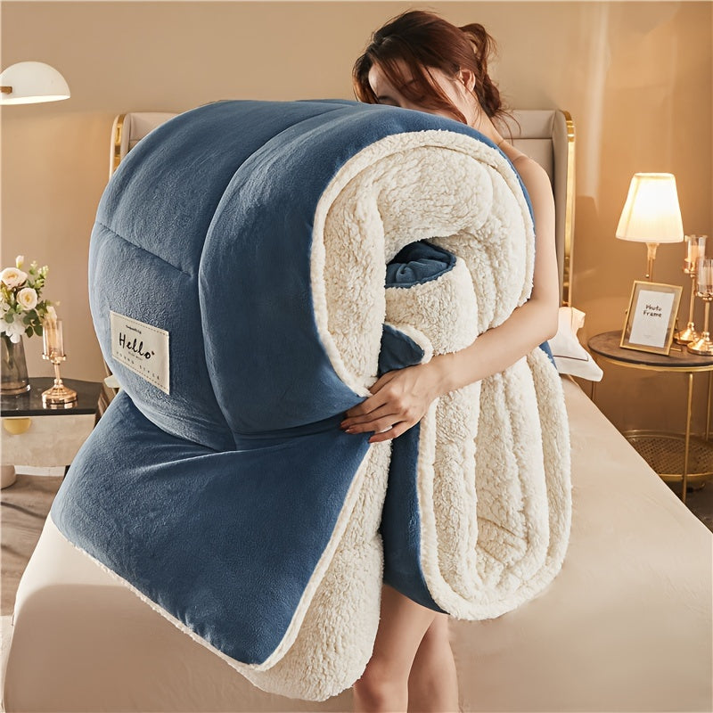New 1pc High Quality Three-layer Warm Comforter Autumn And Winter Thickened Quilt Warm Quilt Core Heats Up Instantly
