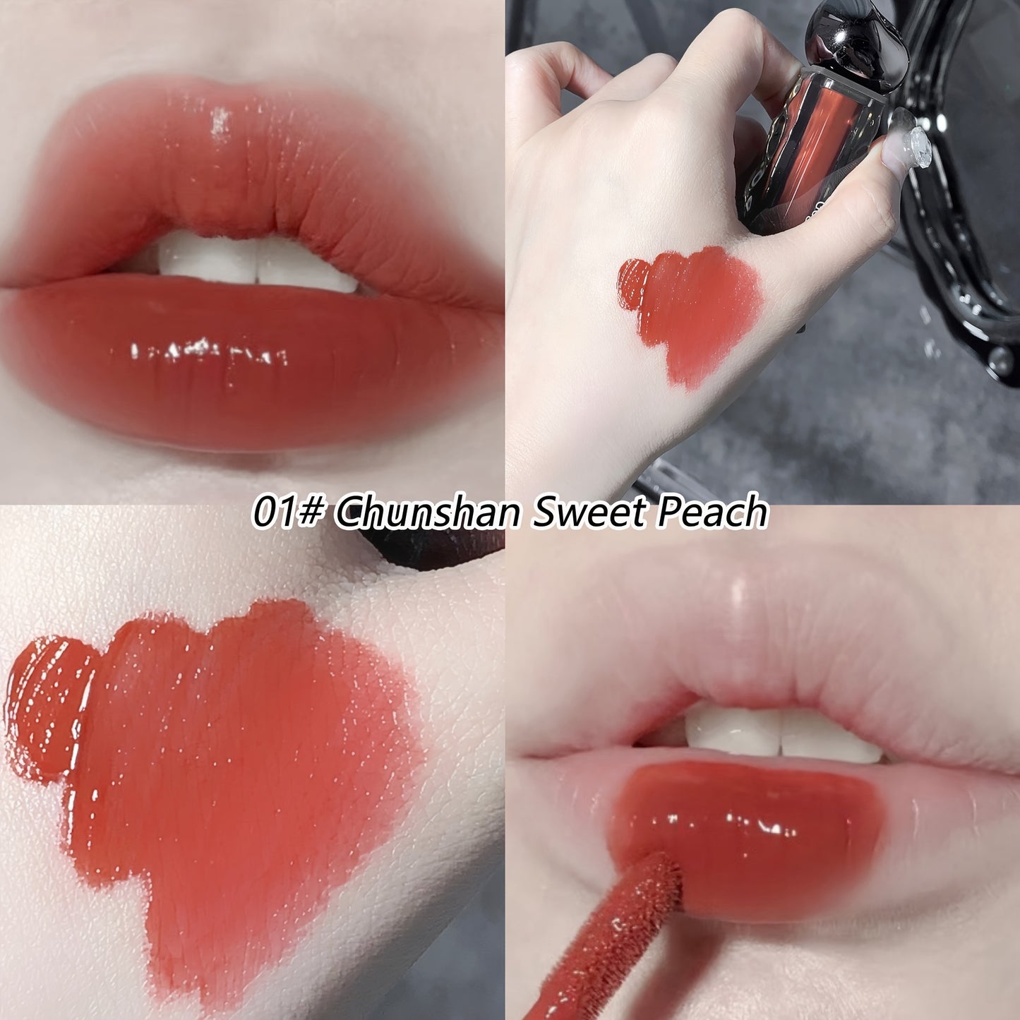 Ice Mountain Lava Moisturizing Lip Glaze Watery Lustrous Mirror Dewy Finish Glazed Lip Moisturizing Hydrating Lifting Lip Lotion Autumn And Winter Tinted Lipstick