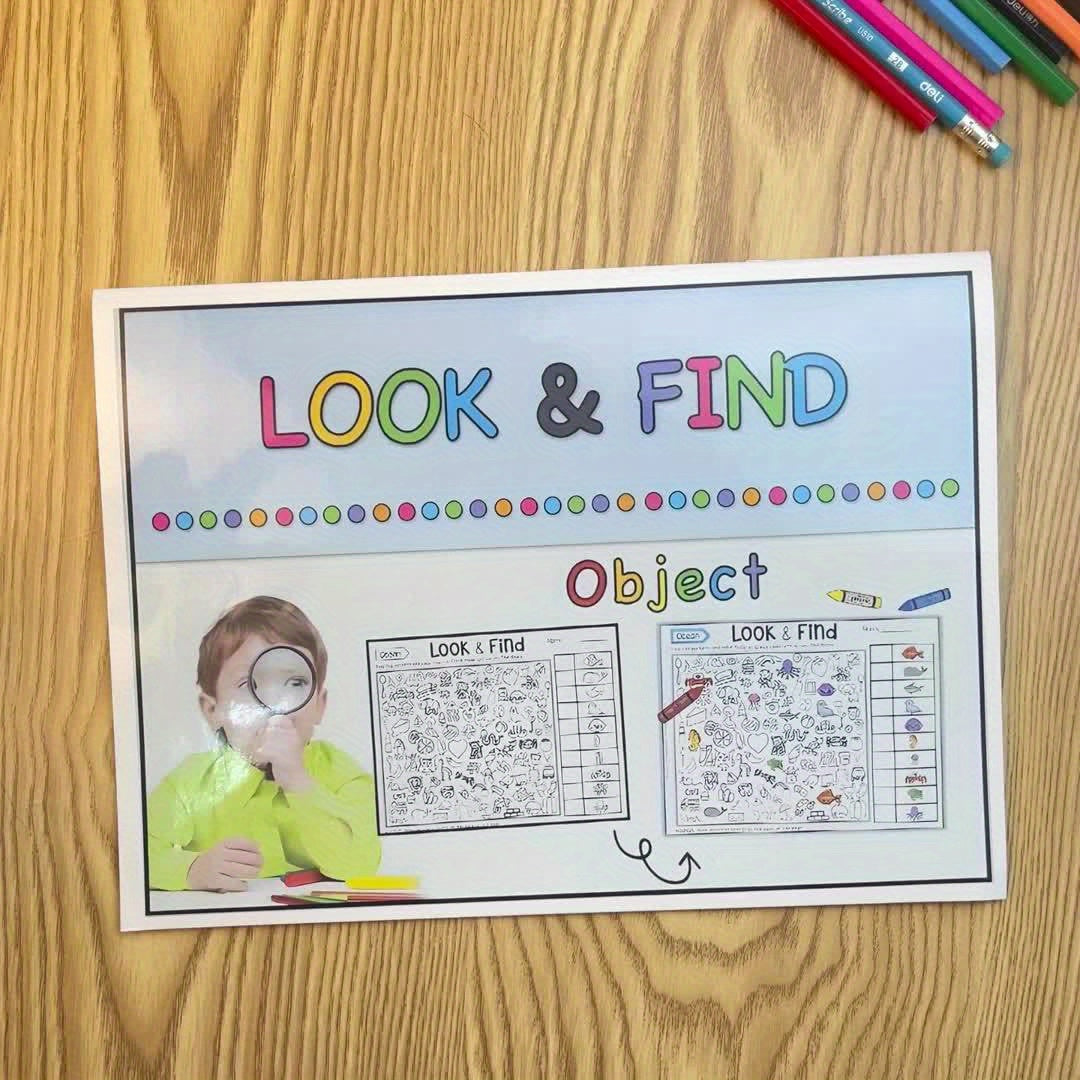 Find the Hidden Objects: A Fun and Engaging Book to Help Kids Sharpen Focus, Attention, and Observation Skills through P
