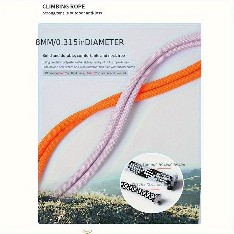 63-Inch Adjustable Crossbody Phone Lanyard with Clip - Durable, Anti-Theft Wrist Strap for Secure Shopping & Travel - Available in Multiple Colors