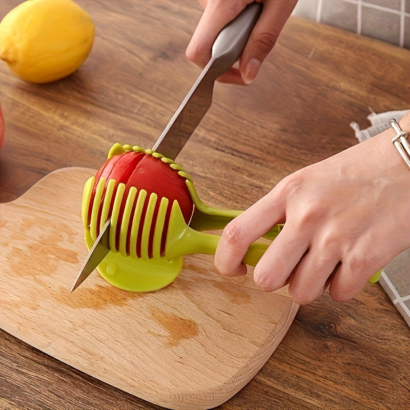 Multi-Function Vegetable and Egg Slicer Tool - Easy-to-Use Kitchen Gadget for Cutting Eggs, Potatoes, Tomatoes, Lemons, Apples in Shapes, Portable Outdoor Kitchenware, Essential Kitchen Utensil