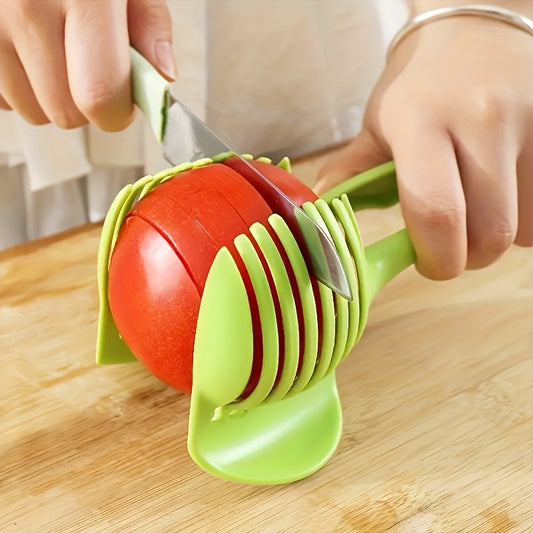 Multi-Function Vegetable and Egg Slicer Tool - Easy-to-Use Kitchen Gadget for Cutting Eggs, Potatoes, Tomatoes, Lemons, Apples in Shapes, Portable Outdoor Kitchenware, Essential Kitchen Utensil