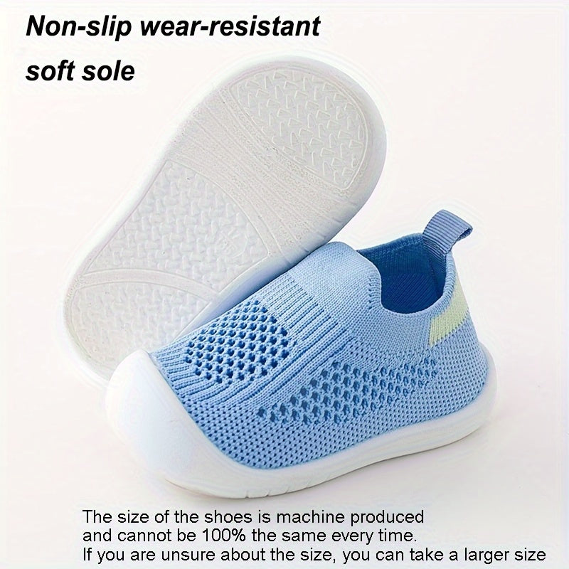 Breathable Mesh Slip-On Sneakers for Toddlers - Lightweight Non-Slip Soft Sole, Checkered Pattern & Pillar Accents, Durable EVA Construction - Boys & Girls Casual Shoes for Summer & Autumn, Breathable Toddler Sneakers | Checkered Toddler Sneakers | Soft S