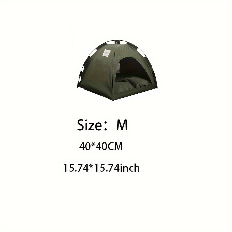 Cozy Pet Tent for Cats and Dogs - Soft and Comfortable Sleeping Nest with Solid Color Design Christmas Gift