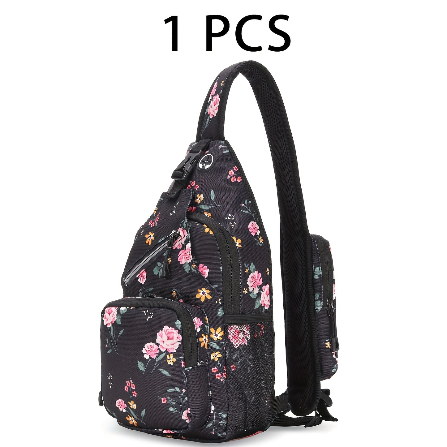 Sling Bag Lightweight Crossbody Sling Backpack for Women Men Large Shoulder Chest Bag Daypack for Hiking Traveling