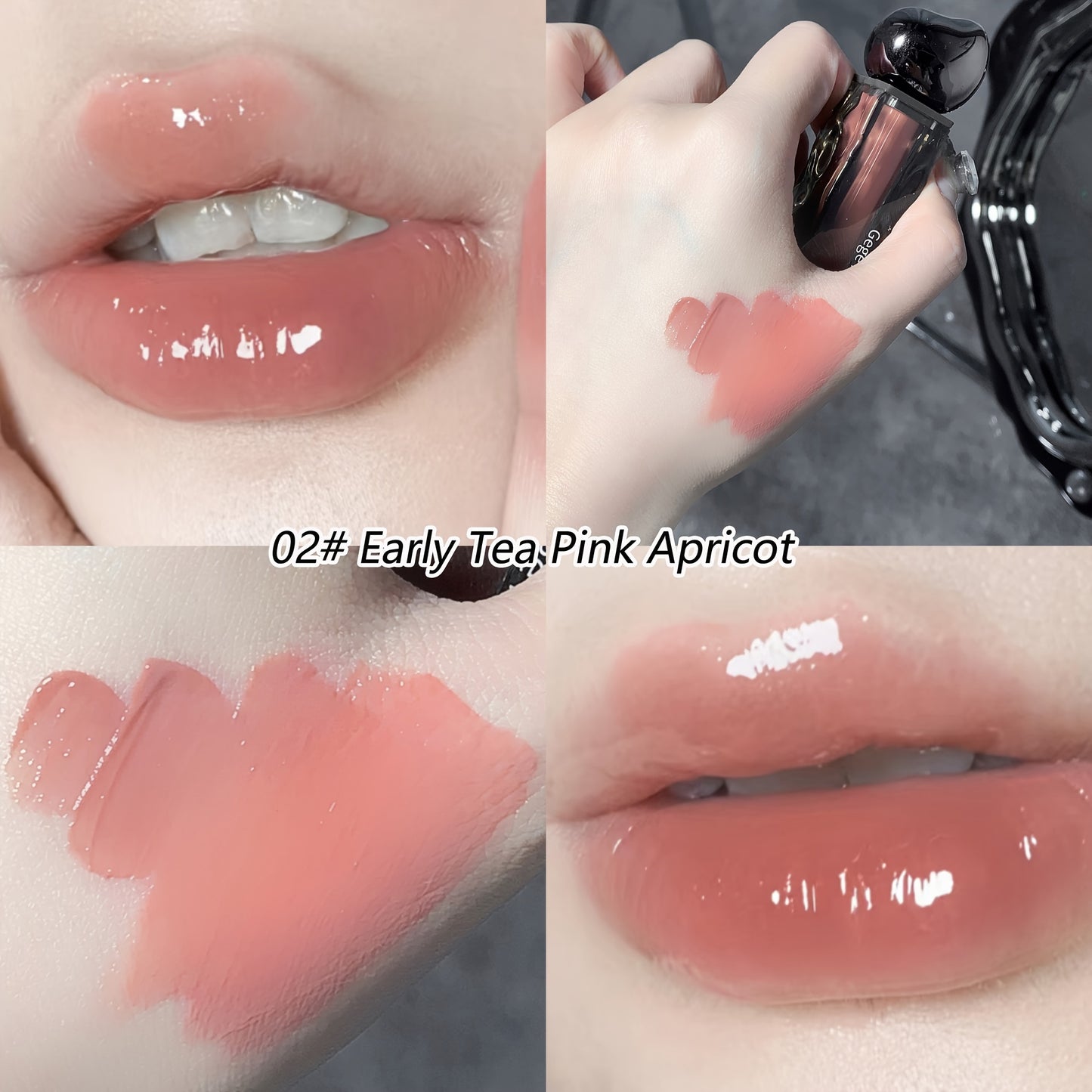 Ice Mountain Lava Moisturizing Lip Glaze Watery Lustrous Mirror Dewy Finish Glazed Lip Moisturizing Hydrating Lifting Lip Lotion Autumn And Winter Tinted Lipstick