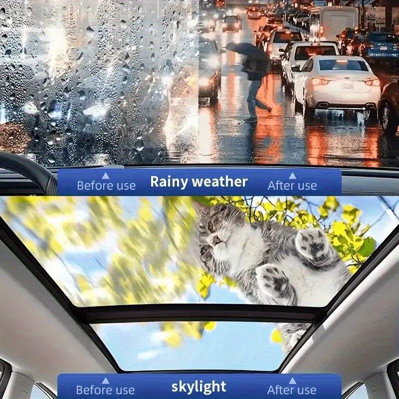 Glass Cleaner for Bathroom, Shower Removal of Oxidation Layer, Car Glass Polish Brightens Windows Suitable for Automotive and Home Use