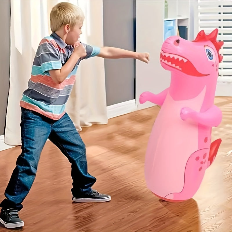 1pc Boxing Punching Bag Inflatable Tumbler Toy Room Special Vertical Child Fighting Exercise Puzzle Sandbag Inflatable Tumbler Toy Room Special Vertical Fighting Exercise Puzzle Dinosaur