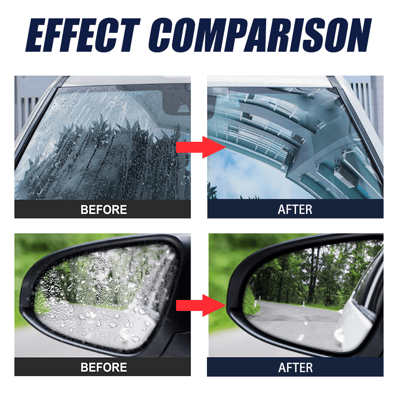 1x Nano Anti-Fog Glass Spray 100ml, Clear Vision De-Fogger for Car Windows, Helmets, Windshield & Interior Windows, Quick-Dry Liquid Formula for Mirrors