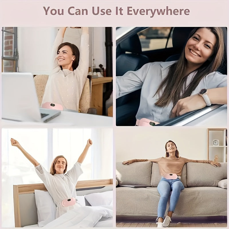 Menstrual Heating Pad for Abdominal And Lower Back Massage, Electric Heating Belt Designed to Warm The Waist And Abdomen, Portable Heating Strap.