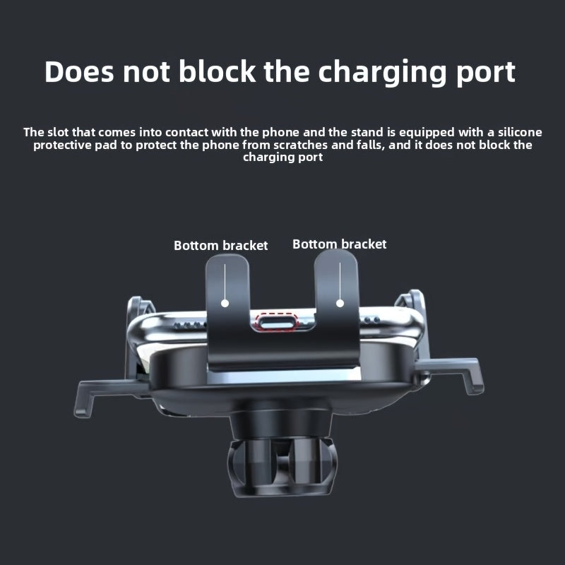 Car Dashboard Phone Holder Adjustable in Vertical and Horizontal Directions, Provides High Stability and Strong Adhesion, Includes Extra Sticky Pads. This Car Mobile Phone Holder Compatible with All Smartphones