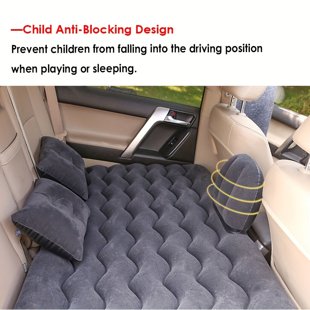Upgrade Your Car With A Multifunctional Inflatable Bed & Sofa Pillow - Perfect For Camping & Travel!