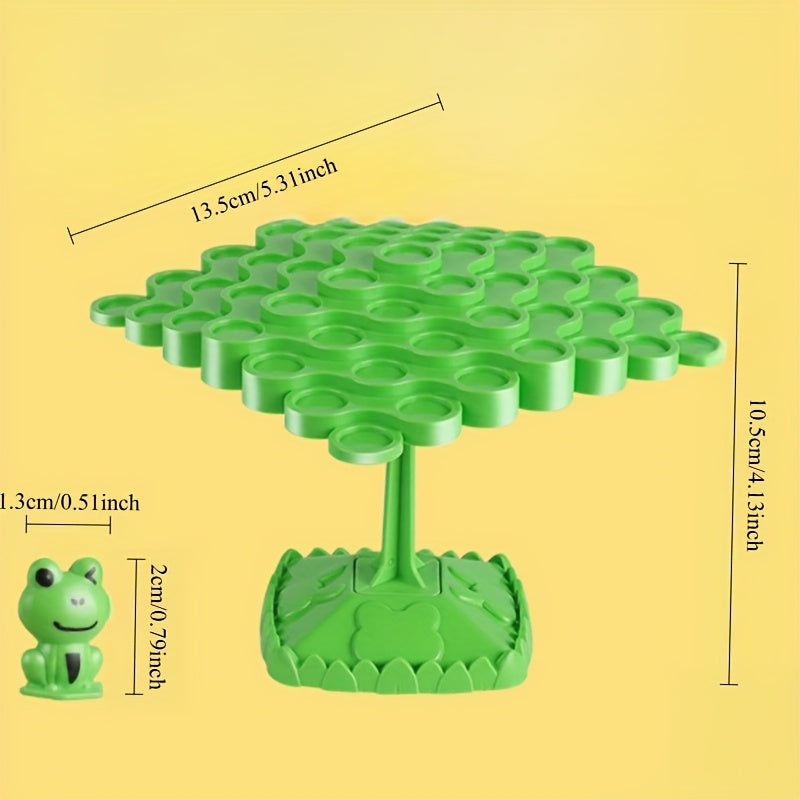 One set (Frog Balance Tree+Frog Chess Pieces*50) Concentration Training Board Game, Couple Game, Relationship Cultivation Tools, Puzzle, Double Puzzle Board Game, suitable for daily life, gifts