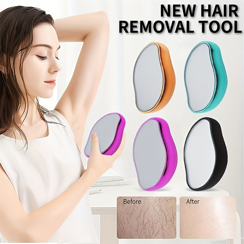 1/2/3pcs Waterproof Nano Hair Remover for Men and Women - Odorless, Reusable, Washable, Painless Hair Remover for Smooth Skin on Back, Arms, Legs and Bikini Area, Portabl
