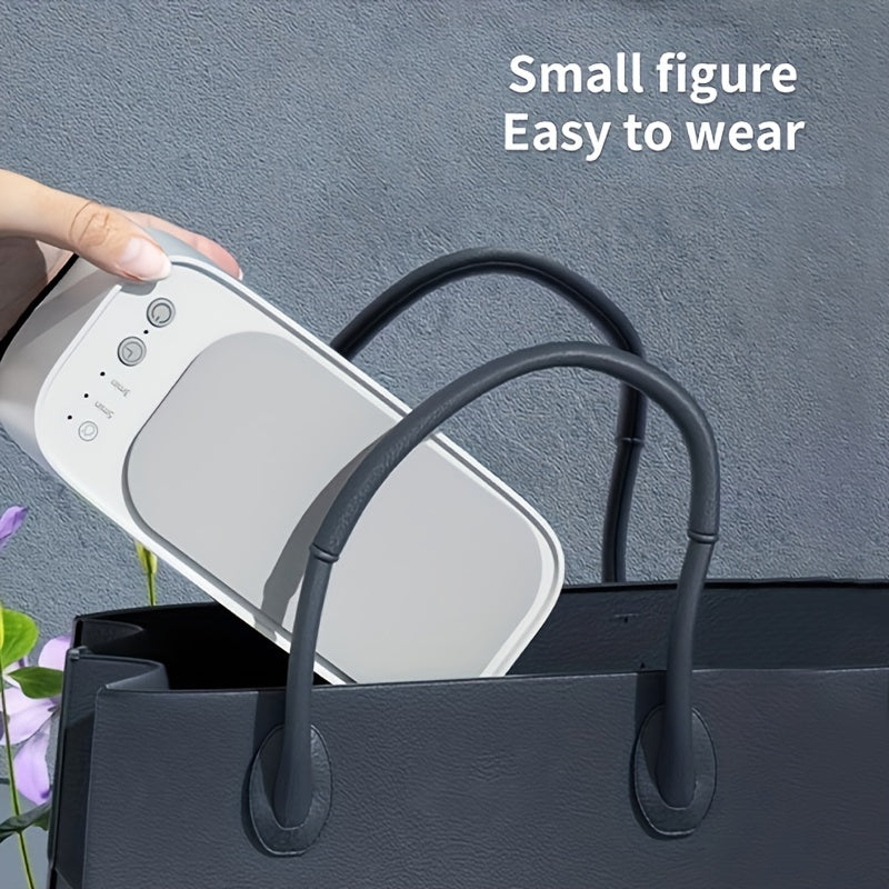 LIOJ S700 Multifunctional Glasses Cleaner Machine - Battery-Powered, Compact Design for Delicate Eyewear, with Quick Cleaning & Drying Features, Ideal for Travel, Travel Accessory|Minimalist Design|Rechargeable Battery, Eyeglass Repair Tool