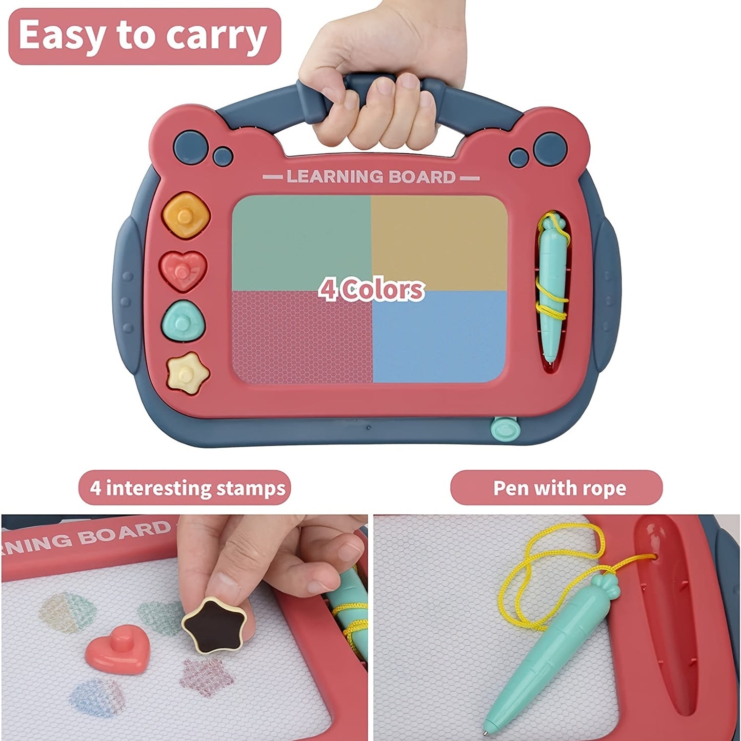 Magnetic Drawing Board | Educational Toy for Boys & Girls - Sketch, Graffiti, Learning Fun