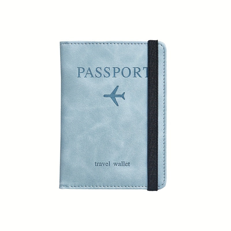 RFID Passport Holder - Thin, Multi-Functional Wallet for Travel, 1pc