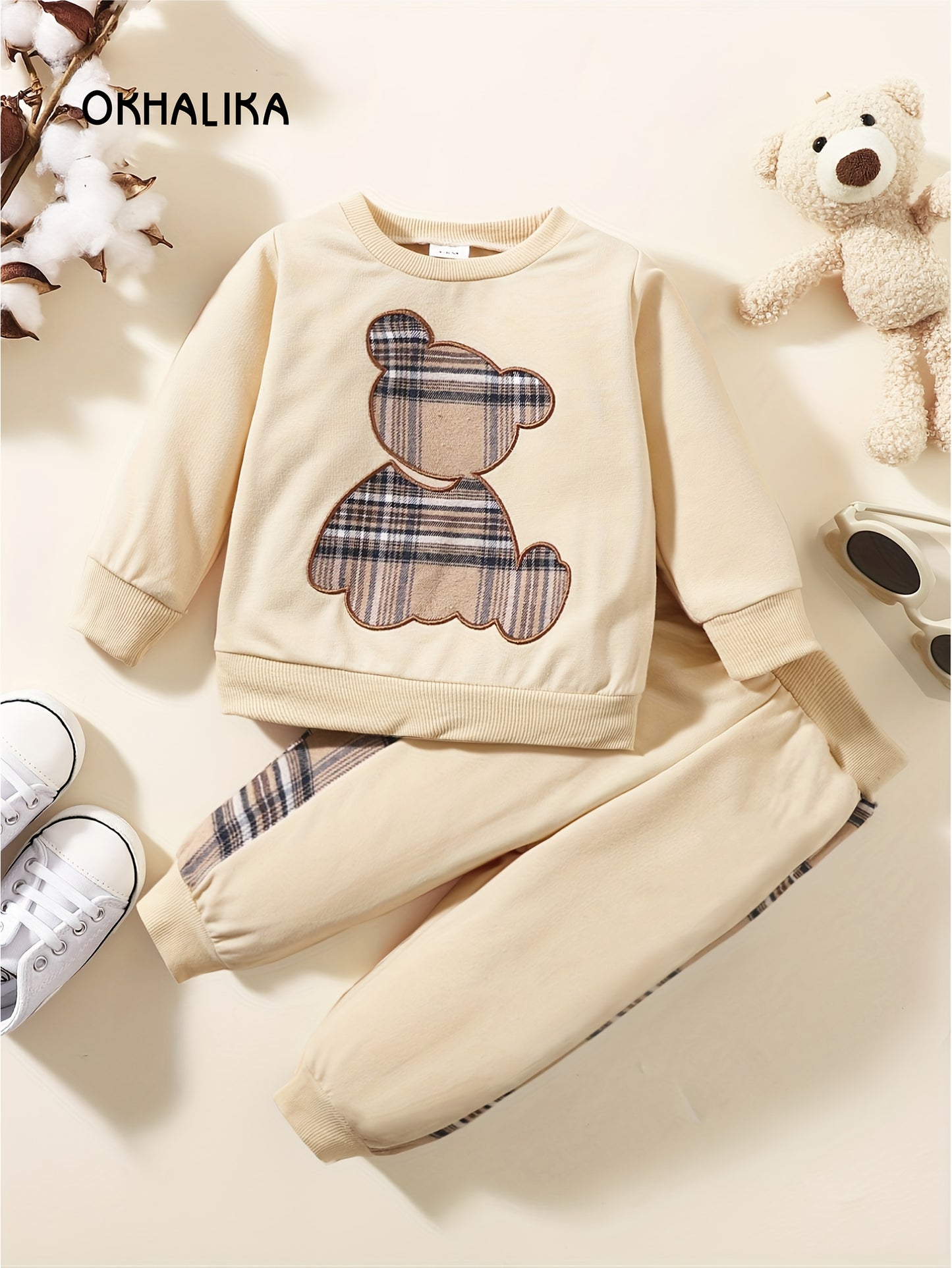 Toddler Baby Boy Clothes Set Long Sleeve Sweatshirt Top Casual Pants Fall Winter Outfit Sweatsuit, Perfect for Outdoor
