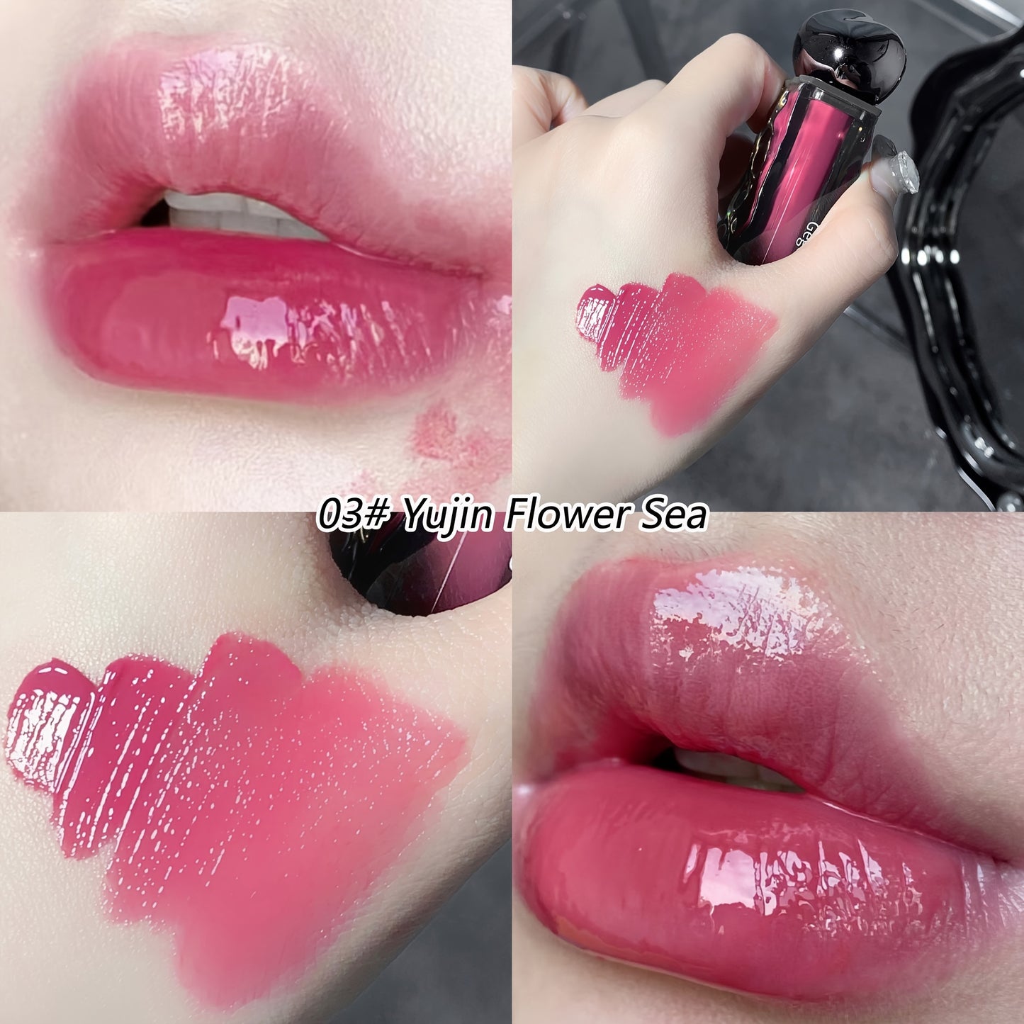 Ice Mountain Lava Moisturizing Lip Glaze Watery Lustrous Mirror Dewy Finish Glazed Lip Moisturizing Hydrating Lifting Lip Lotion Autumn And Winter Tinted Lipstick