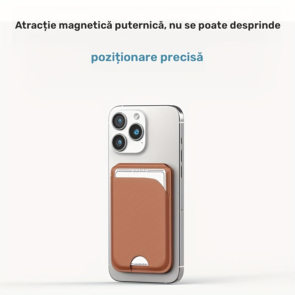 Magnetic Bracket Card Pack - Strongest Magnetic Wallet for iPhone 16/15/14/13/12, Adjustable Stand with 5-6 Card Slots, Perfect for Everyday Use, Includes Christmas Theme Stickers, Everyday Wallet | Modern Wallet Design | Durable Wallet