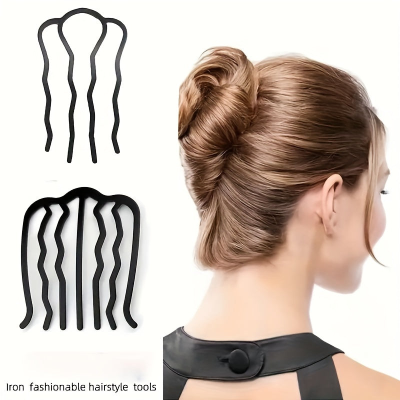 Lazy Combination Artifact for Loose Hair, Meatball Iron Hairpin, Simple Hairpin, Hair Clip, Plug-in Hair Accessory, Bud Braided Hair Set Tool