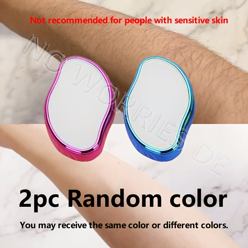 1/2/3pcs Waterproof Nano Hair Remover for Men and Women - Odorless, Reusable, Washable, Painless Hair Remover for Smooth Skin on Back, Arms, Legs and Bikini Area, Portabl