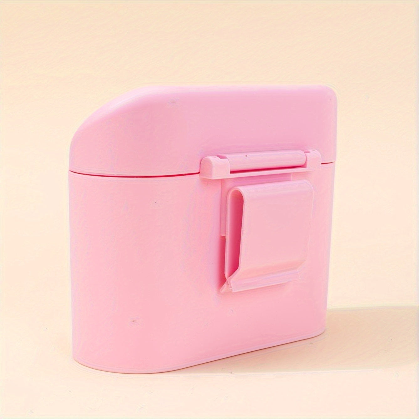 Compact Flip-Top Lid Car Trash Can - Durable, Easy to Clean Garbage Bin for Vehicle Use
