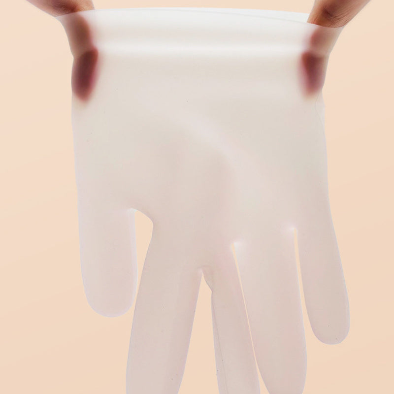 1 Pair Silicone Moisturizing Gloves, Soft Silicone Hand Care Gloves, Hydrating Aloe Vera Lotion, Exfoliating Hand Tools for Dry, Cracked, and Aging Hands, Suitable for All Sizes, Reusable